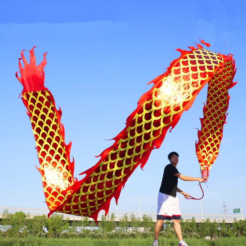 Outdoor Sport Festival - อุปกรณ์การแสดงมúaมังกรจีน ของเล่นสนุกๆ สำหรับกิจกรรมกีฬา ออกกำลังกายกลางแจ้ง ผลิตภัณฑ์สำหรับงานเฉลิมฉลองเทศกาลมังกรแบบดั้งเดิมของจีน