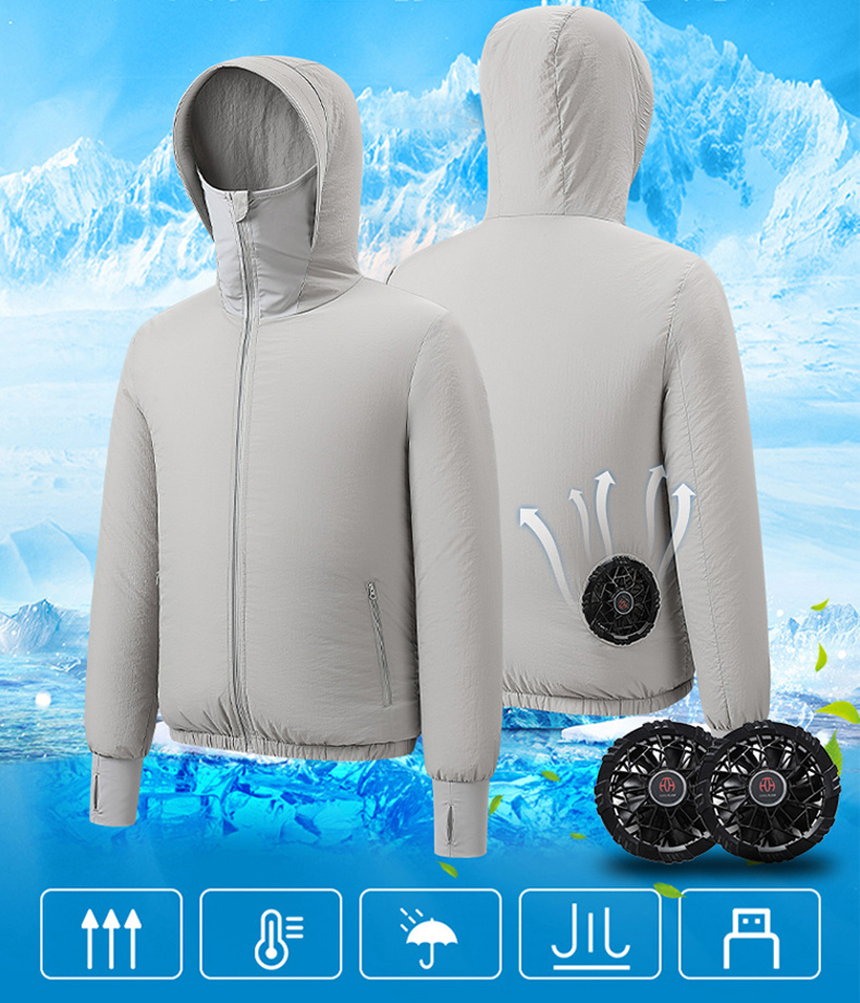 Outdoor Sport Brand Jacket - เสื้อกั๊กกันแดดกันลมสำหรับฤดูร้อน น้ำหนักเบา แบรนด์ดัง เหมาะสำหรับผู้ชายและผู้หญิง ใส่เที่ยว ออกกำลังกาย