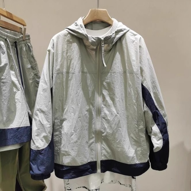 Outdoor Sport Brand Jacket - เสื้อแจ็คเก็ตกันแดดสำหรับผู้ชาย ผ้าไอซ์ซิลค์ ระบายอากาศ แห้งเร็ว ทรงหลวม แขนยาว