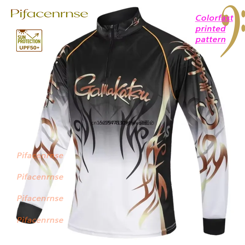 Outdoor Sport Clothing Brands - เสื้อตกปลาแบรนด์ใหม่ เสื้อกีฬากลางแจ้ง แห้งเร็ว เสื้อผ้าตกปลาผู้ชาย ไซส์ใหญ่ ป้องกันรังสียูวี