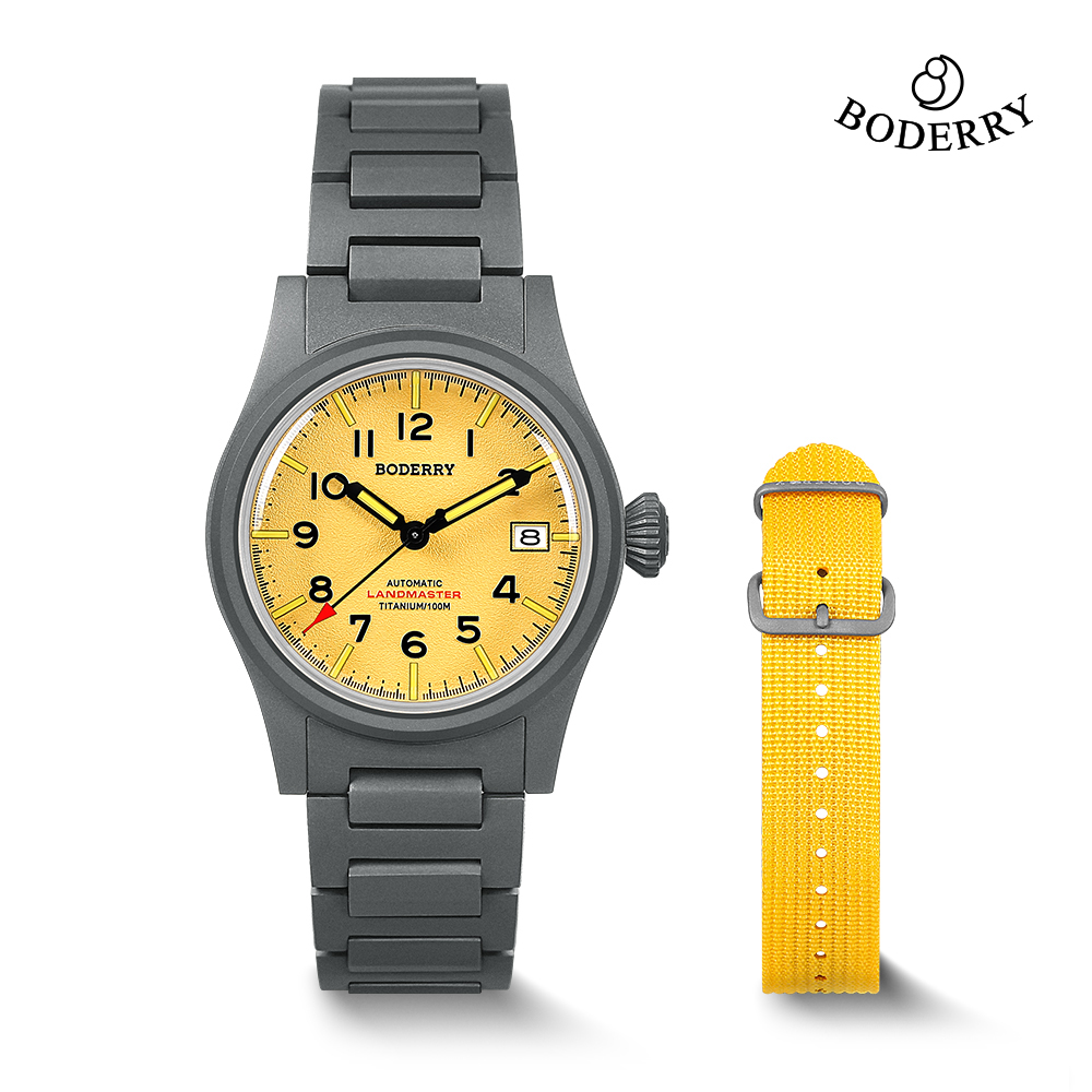 Outdoor Sport Field - นาฬิกาข้อมือ Boderry LANDMASTER Field Titanium กันน้ำ