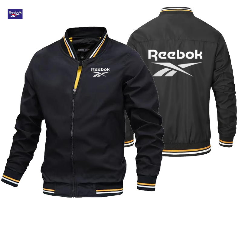 Outdoor Sport Brand Jacket - เสื้อแจ็คเก็ตแบบกึ่งคอปกยี่ห้อรีบ็อก เหมาะสำหรับผู้ชายที่เล่นกอล์ฟและทำกิจกรรมกีฬากลางแจ้ง เสื้อโค้ทกันน้ำสำหรับผู้ชายสำหรับกีฬากลางแจ้ง
