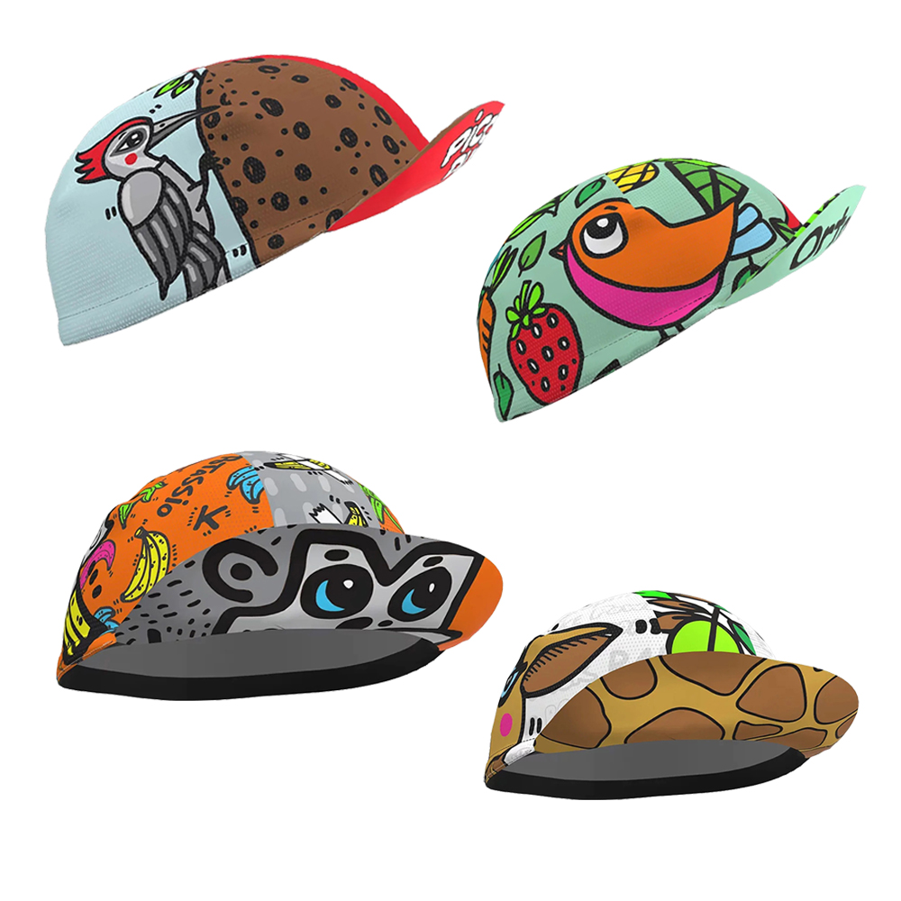 Outdoor Sport Hat Classic - หมวกปั่นจักรยานแบบคลาสสิก แห้งเร็ว สำหรับทีมจักรยาน กีฬากลางแจ้ง แข่งจักรยานเสือภูเขา ใส่ใต้หมวกกันน็อค