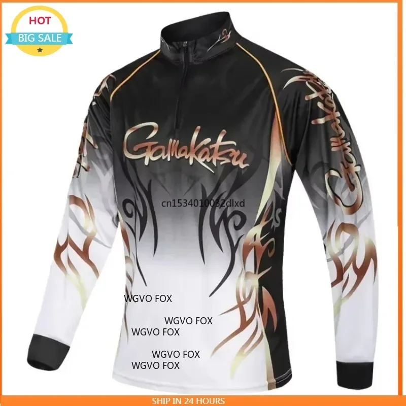 Outdoor Sport Clothing Brands - เสื้อตกปลาแบรนด์ใหม่ เสื้อกีฬากลางแจ้ง แห้งเร็ว เสื้อผ้าตกปลาผู้ชาย ไซส์ใหญ่ ป้องกันรังสียูวี