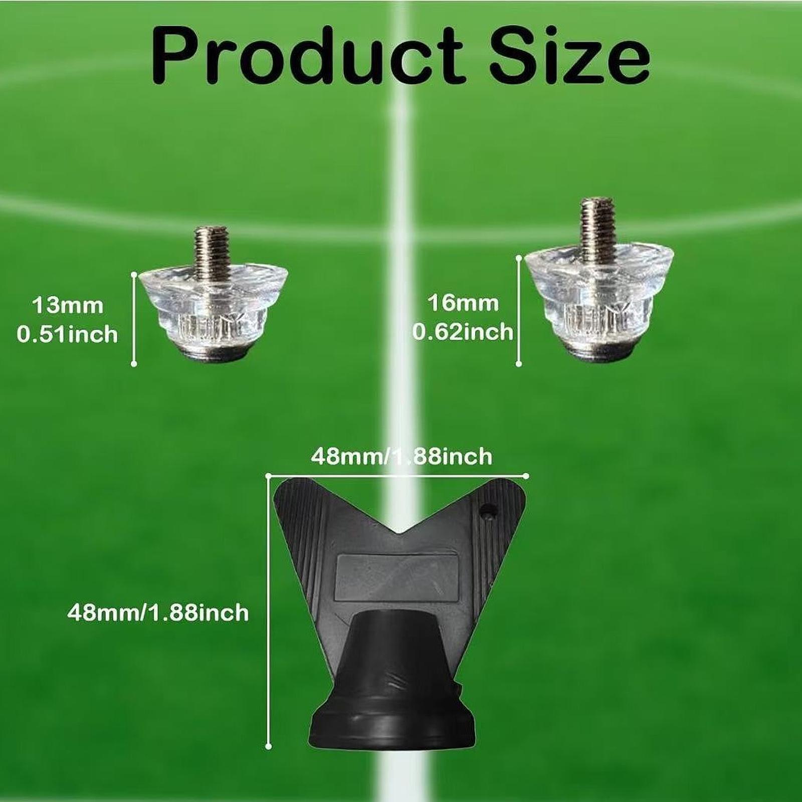 Outdoor Sport Field - ปุ่มรองเท้าฟุตบอลแบบสกรูเกลียว M5 สำหรับเปลี่ยนใส่กับรองเท้าสตั๊ดสำหรับสนามกลางแจ้ง