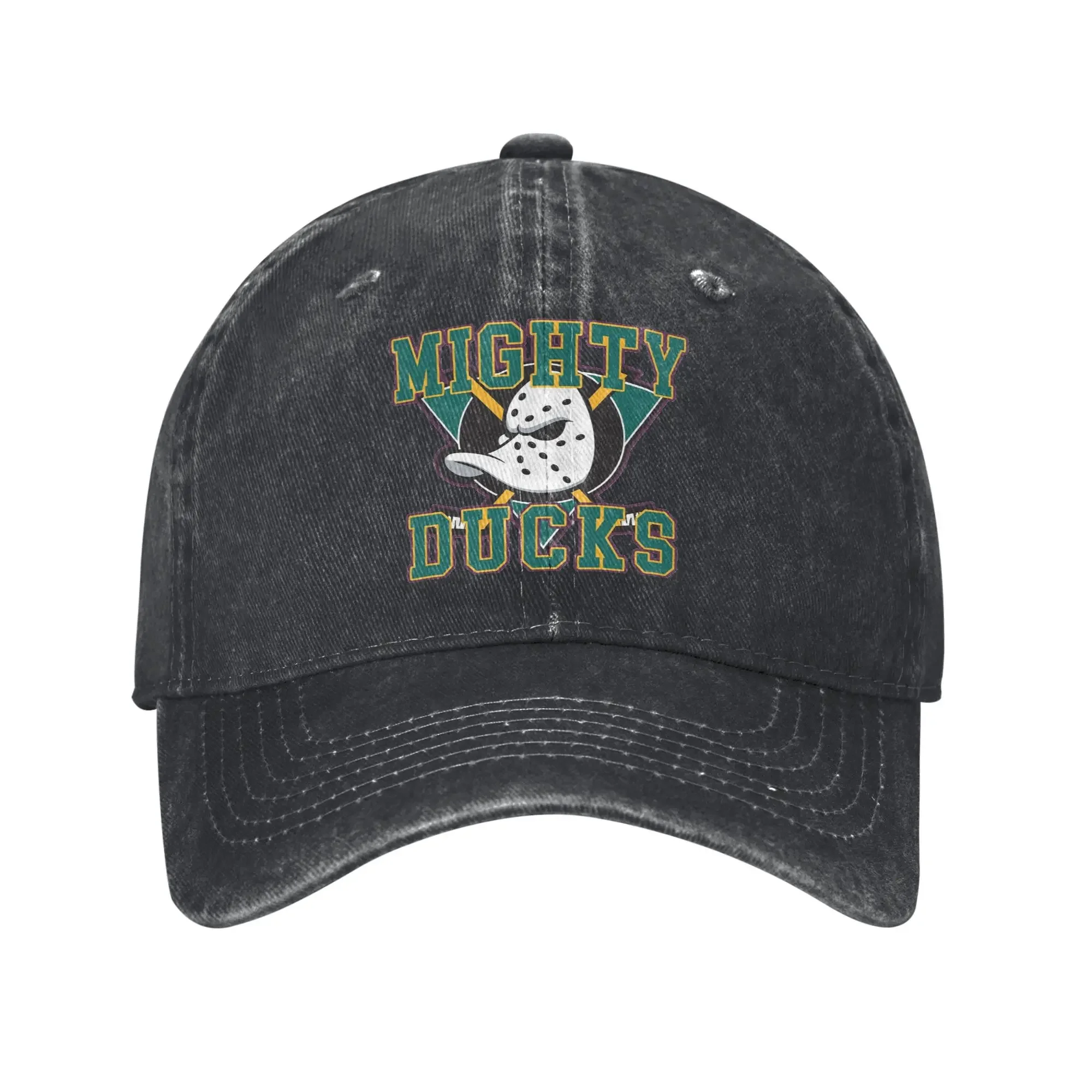 Outdoor Sport Hat Classic - หมวกแก๊ปเบสบอล Geek Mightys Ducks สไตล์ตลกๆ สำหรับกิจกรรมกลางแจ้ง