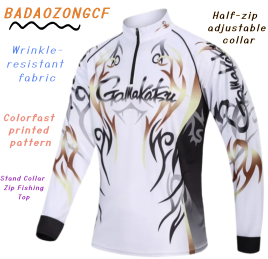 Outdoor Sport Clothing Brands - เสื้อตกปลาแบรนด์ใหม่ เสื้อกีฬากลางแจ้ง แห้งเร็ว เสื้อผ้าตกปลาผู้ชาย ไซส์ใหญ่ ป้องกันรังสียูวี