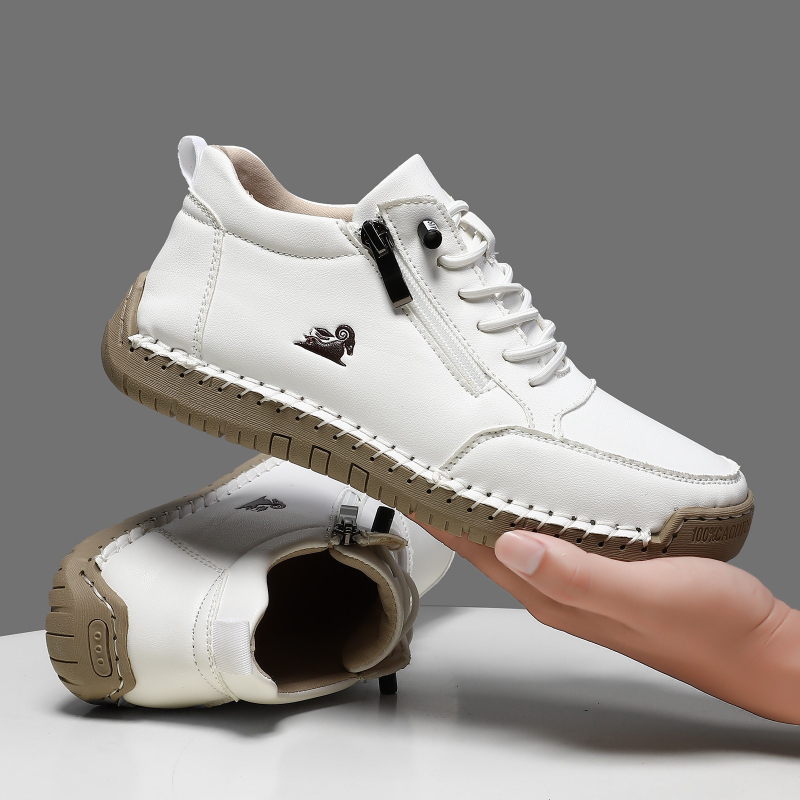 Outdoor Sports Shoes - รองเท้าผ้าใบสตรีรองเท้าหนังทำมือรองเท้าลำลองรองเท้ากีฬากลางแจ้งสำหรับผู้ชายรองเท้าหนังกันลื่นแบบคลาสสิคซาปาโตส เด มูเฮร์
