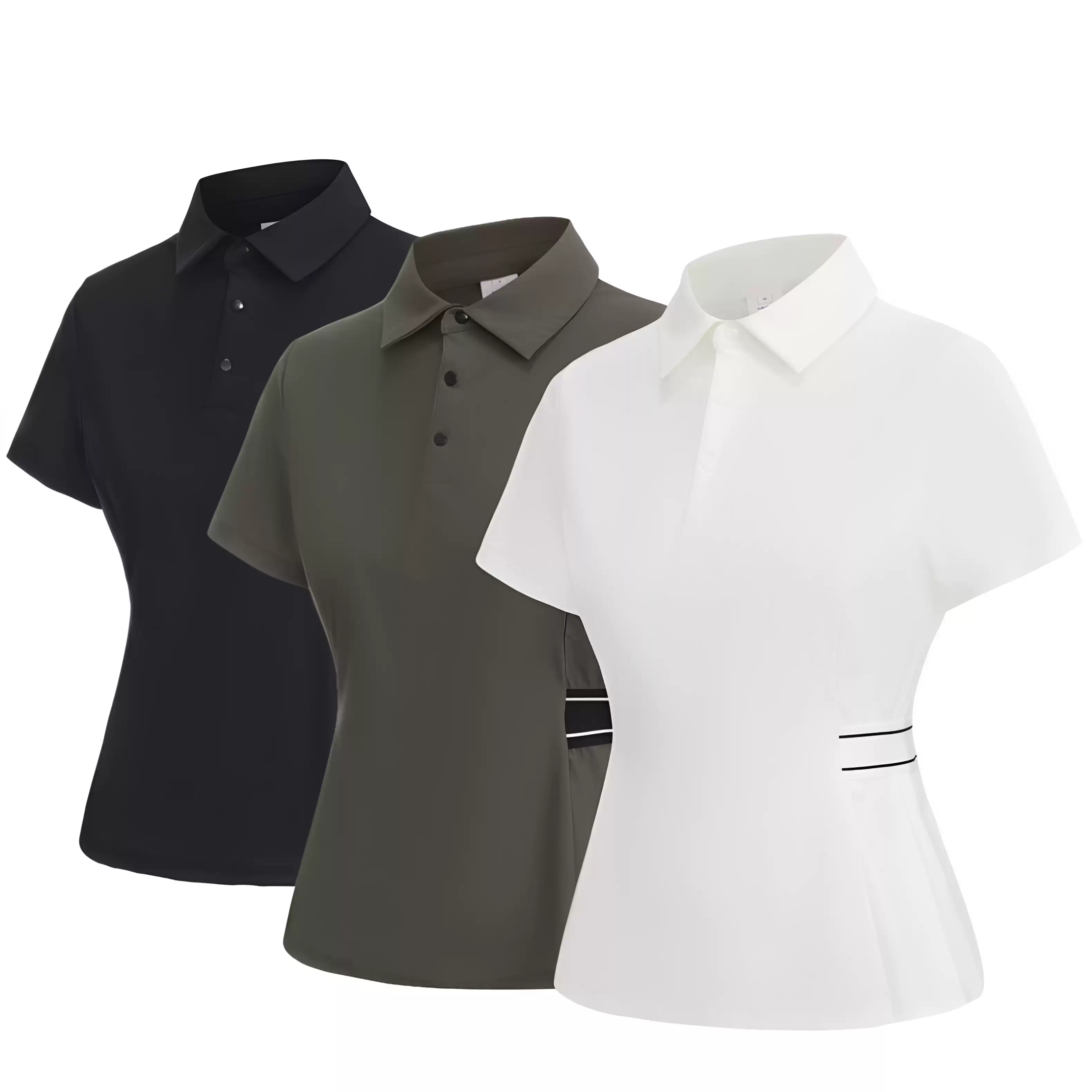 เสื้อโปโลแขนสั้นผ้าไหมน้ำแข็งก - Polo Shirt Equestrian บทวิจารณ์และราคา