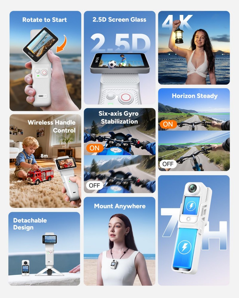 กล้องแอคชั่นพกพา SJCAM รุ่นใหม - Outdoor Sport Live บทวิจารณ์และราคา