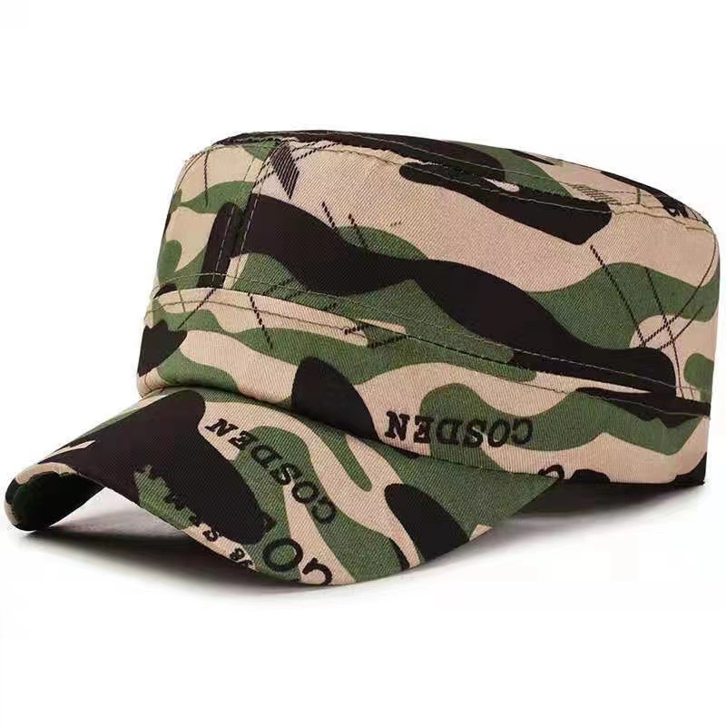 ใหม่【หมวกแฟชั่นลายพรางแบบแบน ห - Outdoor Sport Hat Classic บทวิจารณ์และราคา