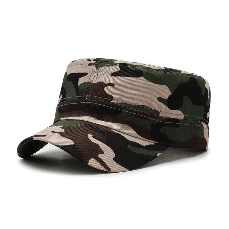 ใหม่【หมวกแฟชั่นลายพรางแบบแบน ห - Outdoor Sport Hat Classic บทวิจารณ์และราคา