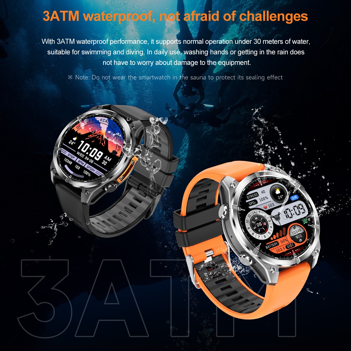 2025 ใหม่VWARทหารสมาร์ทนาฬิกาผ - Outdoor Sport Day บทวิจารณ์และราคา