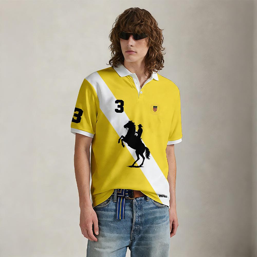 ใหม่เสื้อโปโลลายทางสีดำและสีขา - Polo Shirt Equestrian บทวิจารณ์และราคา
