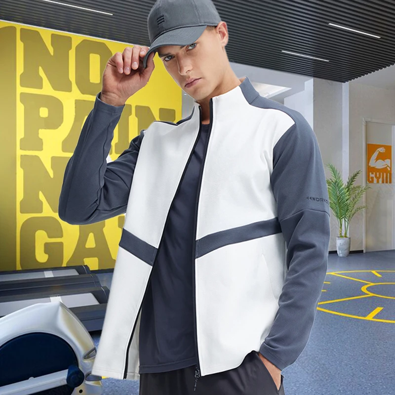 GYM กีฬา Hoodies สําหรับชายฟิต - Outdoor Sport Brand Jacket บทวิจารณ์และราคา