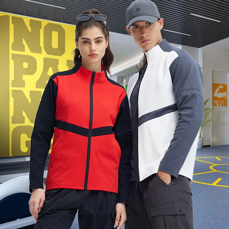 GYM กีฬา Hoodies สําหรับชายฟิต - Outdoor Sport Brand Jacket บทวิจารณ์และราคา