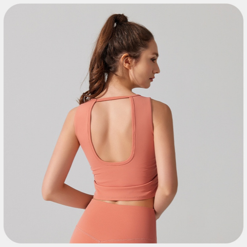 เสื้อกล้ามโยคะผู้หญิง สีพื้น ย - Outdoor Sport Gym บทวิจารณ์และราคา