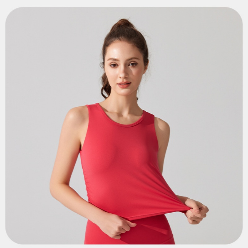 เสื้อกล้ามโยคะผู้หญิง สีพื้น ย - Outdoor Sport Gym บทวิจารณ์และราคา