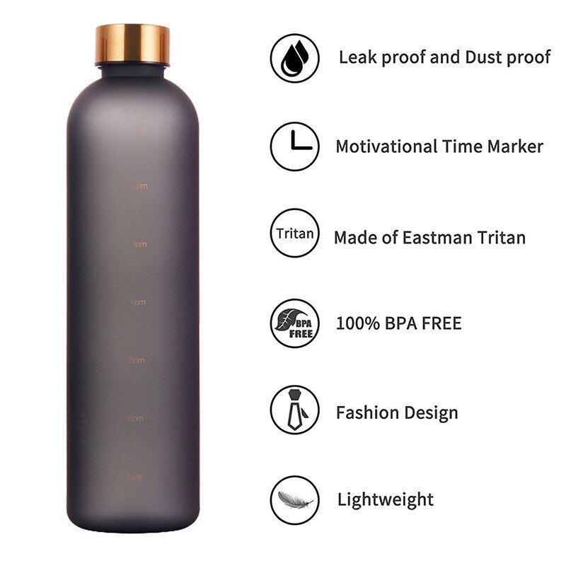 ขวด1L พร้อมเครื่องหมายบอกเวลา3 - Outdoor Sport Field บทวิจารณ์และราคา