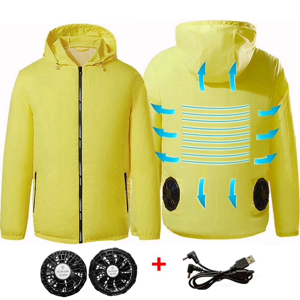 ฤดูร้อนพัดลมกีฬาเครื่องปรับอาก - Outdoor Sport Brand Jacket บทวิจารณ์และราคา