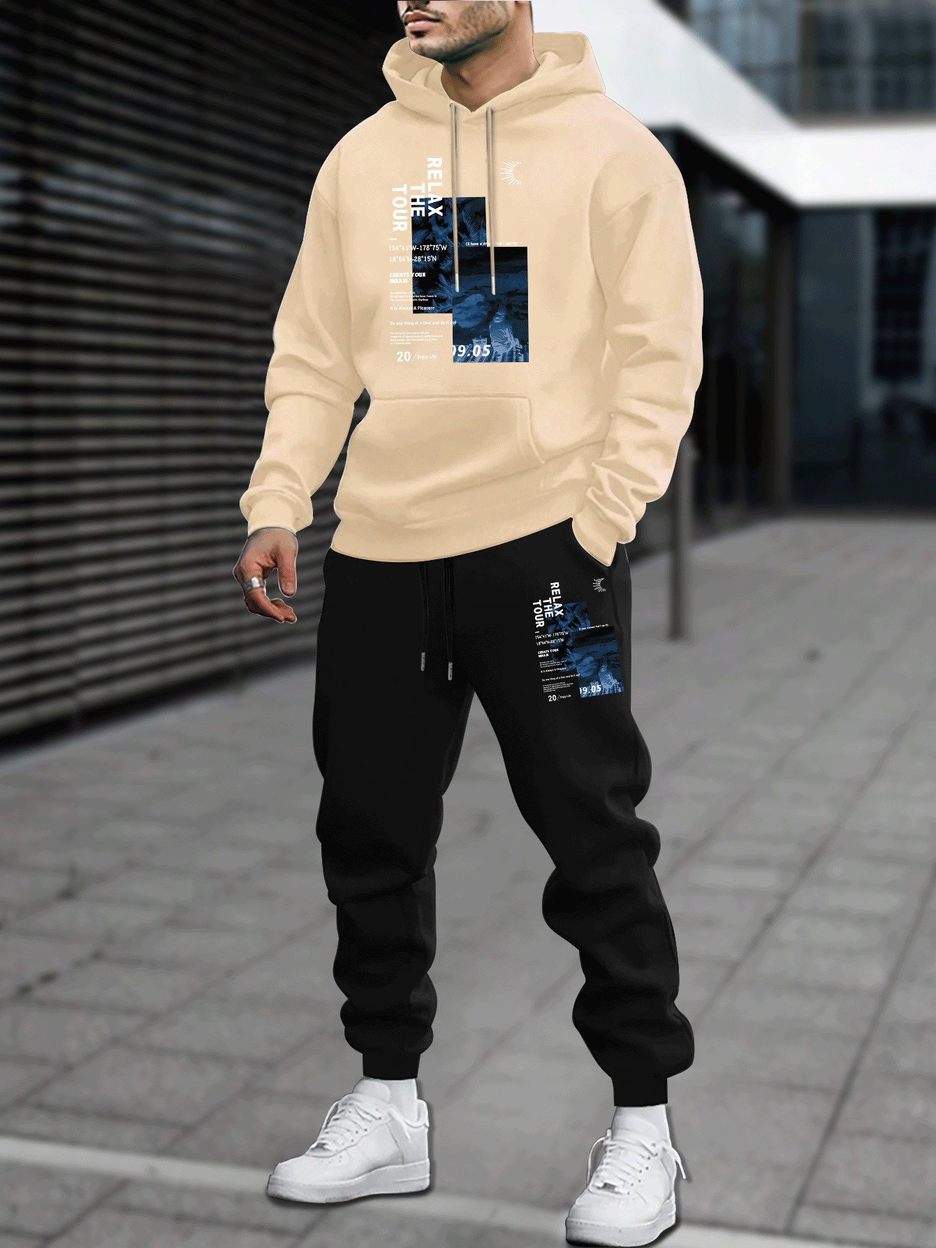 ชุดเซ็ต 2 ชิ้น เสื้อฮู้ดและกาง - Outdoor Sport Is บทวิจารณ์และราคา
